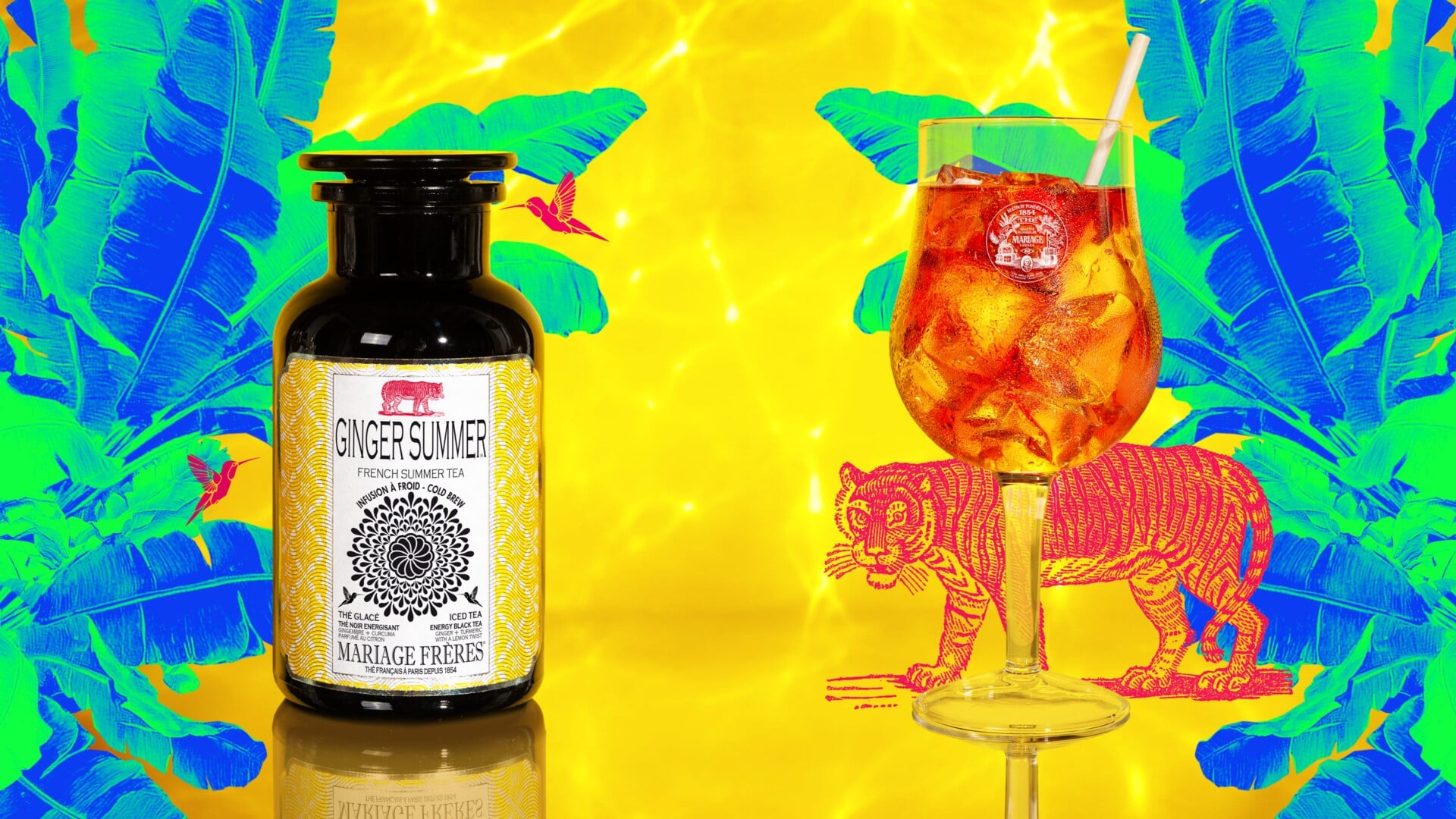 ICED BLACK TEA<br>GINGER SUMMER