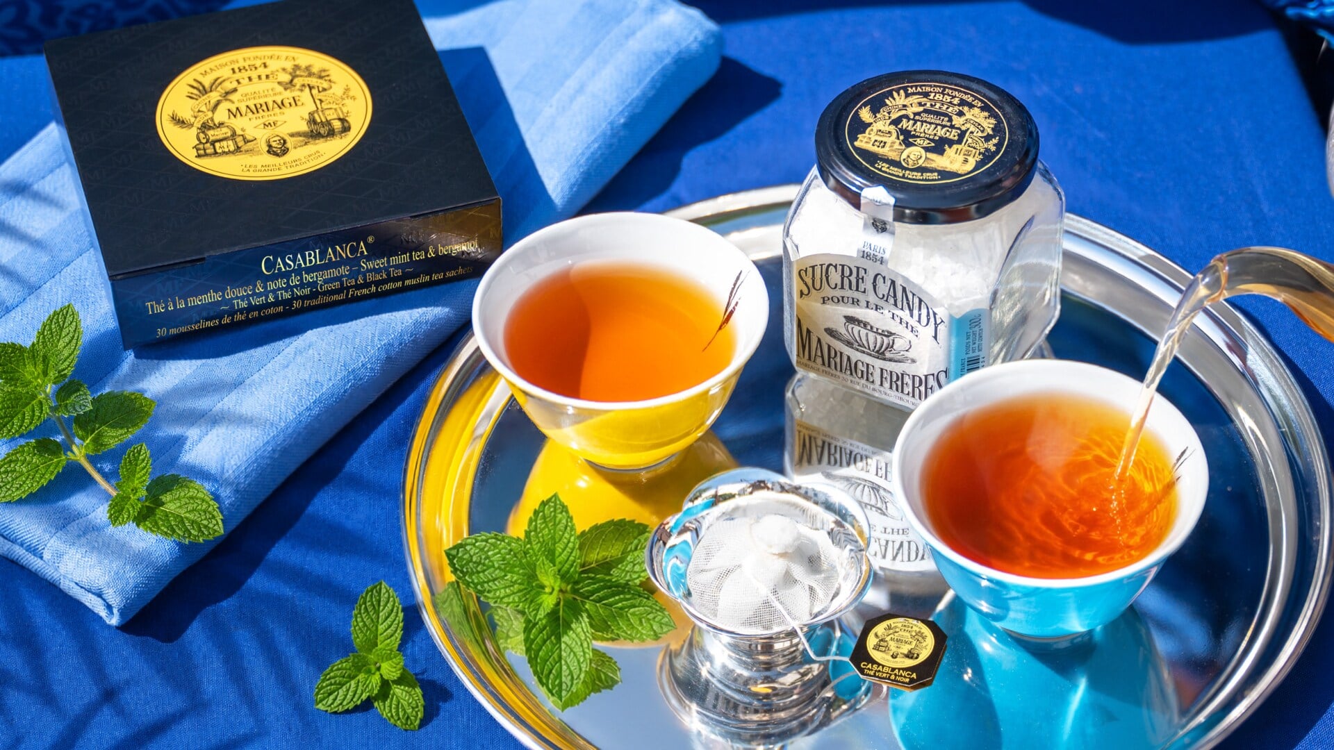 LES THÉS À LA MENTHE